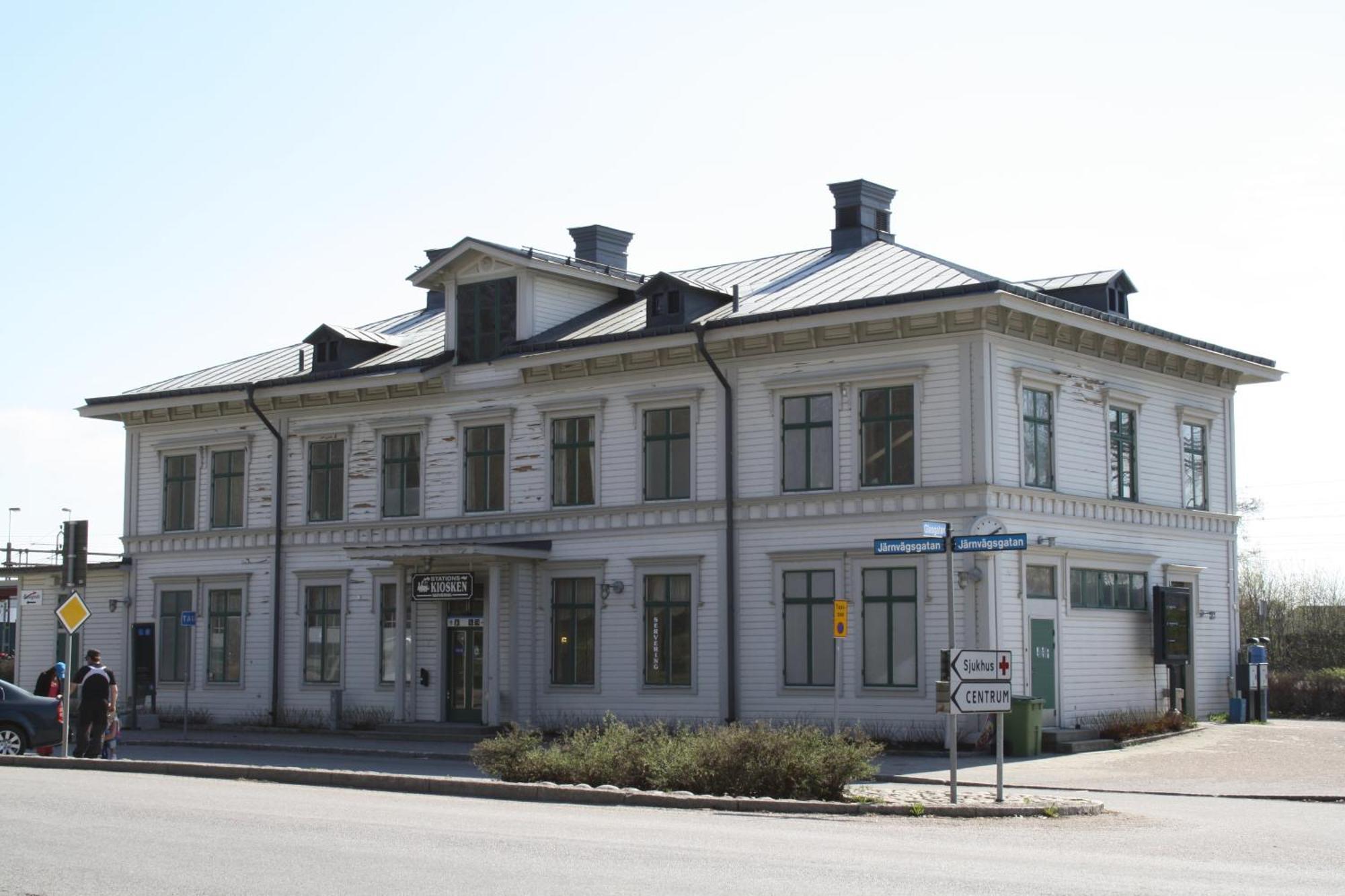 Stationshusets Hotell Och Cafe Köping Kültér fotó
