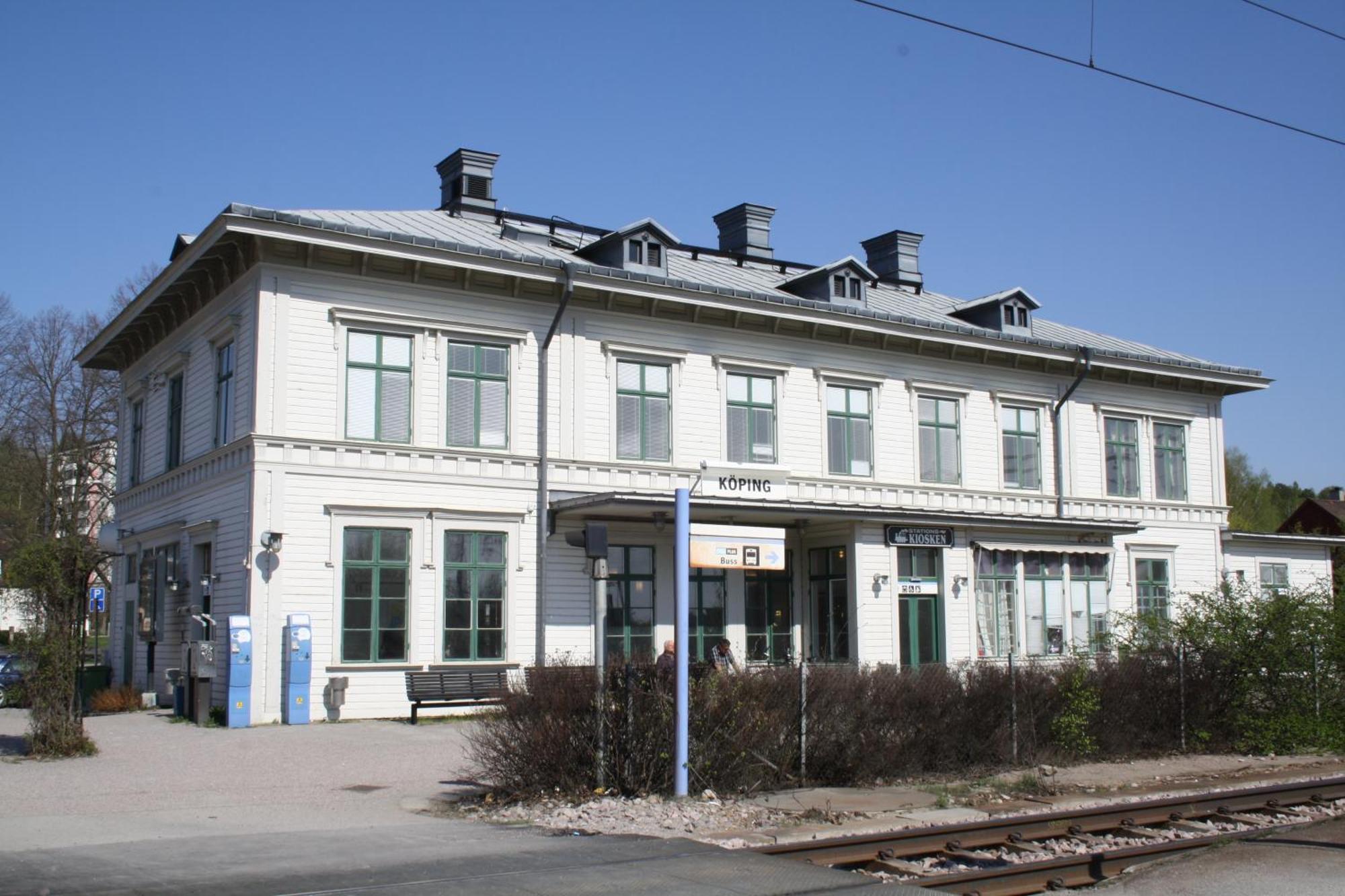 Stationshusets Hotell Och Cafe Köping Kültér fotó